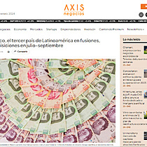 Mxico, el tercer pas de Latinoamrica en fusiones, adquisiciones en julio-septiembre